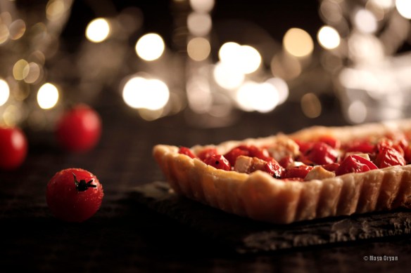 RoastedTomatoes&FetaQuiche